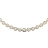 Thumbnail Image 2 of Men's Diamond Tennis Necklace 3 ct tw Round-cut 10K Yellow Gold 22&quot;