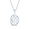 Thumbnail Image 4 of Diamond Tree of Life Necklace Sterling Silver 18&quot;