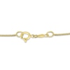 Thumbnail Image 5 of Diamond Heartbeat Infinity Necklace 1/10 ct tw Round-cut 10K Yellow Gold 18&quot;