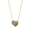 Thumbnail Image 1 of Godiva x Le Vian Diamond Heart Necklace 3/8 ct tw 14K Honey Gold 19&quot;