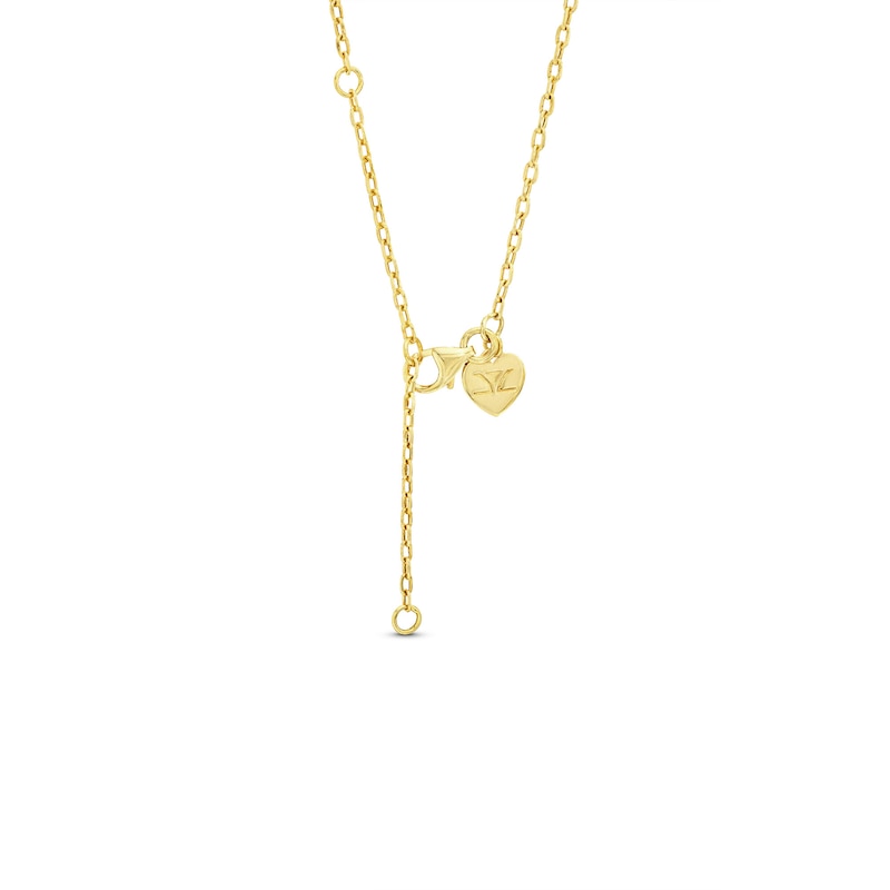 Main Image 2 of Godiva x Le Vian Diamond Heart Necklace 3/8 ct tw 14K Honey Gold 19&quot;