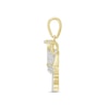 Thumbnail Image 3 of Men's Diamond &quot;King&quot; Crown Charm 1/3 ct tw Round-cut 10K Yellow Gold