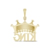 Thumbnail Image 4 of Men's Diamond &quot;King&quot; Crown Charm 1/3 ct tw Round-cut 10K Yellow Gold