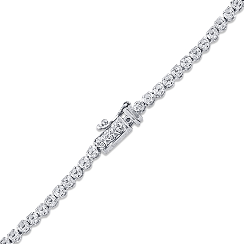 Main Image 3 of Diamond Riviera Necklace 5 ct tw 14K White Gold 17&quot;