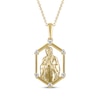 Thumbnail Image 1 of Diamond Our Lady of Guadalupe Necklace 1/20 ct tw 10K Yellow Gold 18&quot;