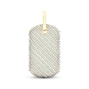 Thumbnail Image 1 of Diamond Dog Tag Charm 1/2 ct tw 10K Yellow Gold