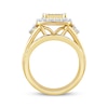 Thumbnail Image 3 of Princess & Baguette-Cut Diamond Engagement Ring 2 ct tw 10K Yellow Gold