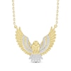 Thumbnail Image 1 of Diamond Eagle Necklace 1/6 ct tw 10K Yellow Gold 18&quot;