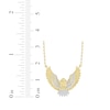 Thumbnail Image 2 of Diamond Eagle Necklace 1/6 ct tw 10K Yellow Gold 18&quot;