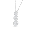 Thumbnail Image 2 of Multi-Diamond Graduated Drop Necklace 1/4 ct tw 10K White Gold 18&quot;