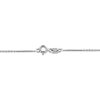Thumbnail Image 3 of Diamond Heart Knot Necklace 1 ct tw 10K White Gold 18"
