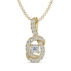 Thumbnail Image 1 of Diamond Necklace 1/5 ct tw 10K Yellow Gold 18&quot;