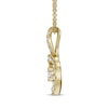 Thumbnail Image 3 of Diamond Necklace 1/5 ct tw 10K Yellow Gold 18&quot;