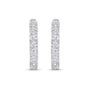 Thumbnail Image 2 of Diamond Inside-Out Hoop Earrings 1-7/8 ct tw 14K White Gold 22mm