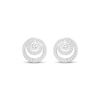 Thumbnail Image 2 of Unstoppable Love Diamond Spiral Stud Earrings 1/2 ct tw 10K White Gold