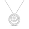 Thumbnail Image 1 of Unstoppable Love Diamond Spiral Necklace 1/3 ct tw 10K White Gold 19&quot;