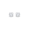 Thumbnail Image 1 of Lab-Created Diamonds by KAY Round-Cut Solitaire Stud Earrings 1/3 ct tw 10K White Gold (I/SI2)