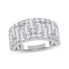 Thumbnail Image 1 of Lab-Grown Diamonds by KAY Baguette & Round-Cut Ring 2 ct tw 14K White Gold