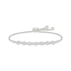 Thumbnail Image 1 of Diamond Bolo Bracelet 1/2 ct tw Sterling Silver