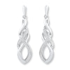 Thumbnail Image 0 of Dangle Earrings 1/5 ct tw Diamonds Sterling Silver