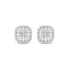 Thumbnail Image 2 of Diamond Stud Earrings 1/4 ct tw Sterling Silver