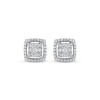 Thumbnail Image 2 of Diamond Stud Earrings 1/4 ct tw 10K White Gold