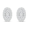 Thumbnail Image 3 of Diamond Stud Earrings 1/4 ct tw Round-cut 10K White Gold