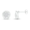 Thumbnail Image 2 of Diamond Stud Earrings 1/5 ct tw 10K White Gold