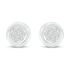 Thumbnail Image 3 of Diamond Stud Earrings 1/5 ct tw 10K White Gold