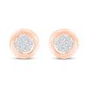 Thumbnail Image 2 of Diamond Stud Earrings 1/5 ct tw 10K Rose Gold
