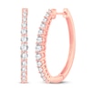 Thumbnail Image 1 of Diamond Hoop Earrings 1 ct tw 14K Rose Gold