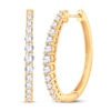 Thumbnail Image 0 of Diamond Hoop Earrings 1 ct tw 14K Yellow Gold