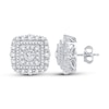 Thumbnail Image 2 of Diamond Earrings 1-1/2 ct tw 14K White Gold