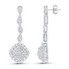 Thumbnail Image 2 of Diamond Earrings 1 ct tw 14K White Gold