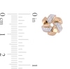 Thumbnail Image 3 of Diamond Stud Earrings 1/6 ct tw Round-Cut 14K Rose Gold