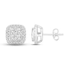 Thumbnail Image 1 of Multi-Diamond Earrings 1 ct tw Round-cut 14K White Gold