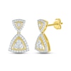 Thumbnail Image 1 of Diamond Drop Earrings 1/2 ct tw Round-cut 10K Yellow Gold