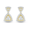 Thumbnail Image 2 of Diamond Drop Earrings 1/2 ct tw Round-cut 10K Yellow Gold