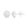 Thumbnail Image 0 of Lab-Grown Diamonds by KAY Circle Stud Earrings 1 ct tw Round-cut 14K White Gold