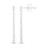 Thumbnail Image 1 of Round-Cut Diamond Drop Earrings 1/3 ct tw 10K White Gold