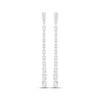 Thumbnail Image 2 of Round-Cut Diamond Drop Earrings 1/3 ct tw 10K White Gold