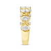 Thumbnail Image 2 of Marquise & Round-Cut Diamond Anniversary Band 1-1/4 ct tw 14K Yellow Gold