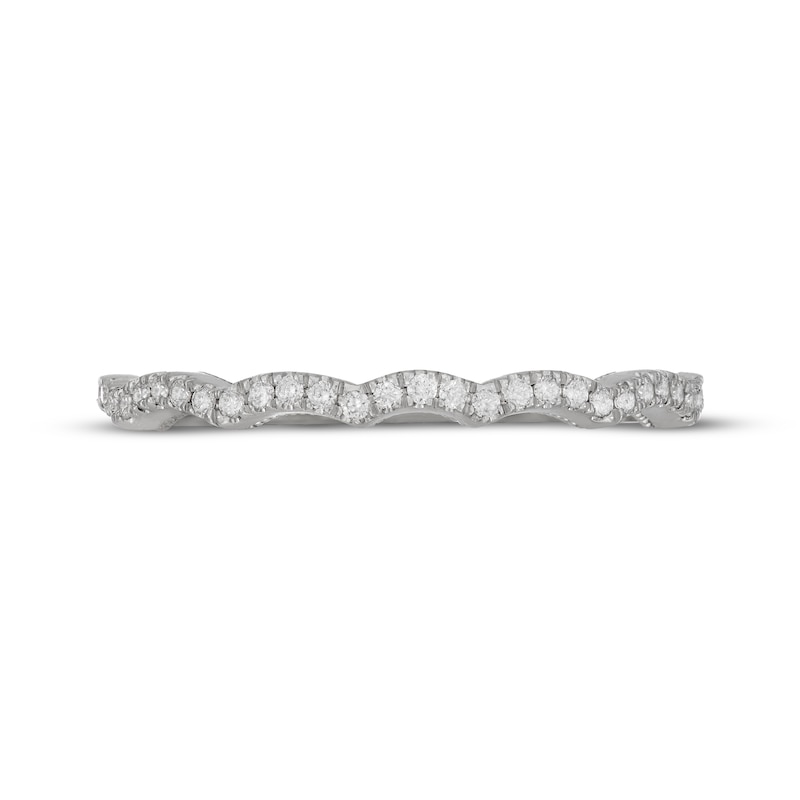 Main Image 2 of Neil Lane Artistry Lab-Grown Diamond Scalloped Wedding Band 1/6 ct tw 14K White Gold