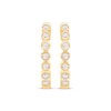 Thumbnail Image 2 of Diamond Hoop Earrings 1/10 ct tw 10K Yellow Gold