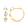 Thumbnail Image 3 of Diamond Circles Hoop Earrings 1/10 ct tw 10K Yellow Gold