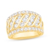Thumbnail Image 0 of Diamond Trios Swirl Ring 2 ct tw 14K Yellow Gold