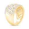 Thumbnail Image 1 of Diamond Trios Swirl Ring 2 ct tw 14K Yellow Gold