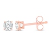 Thumbnail Image 3 of Round-Cut Diamond Solitaire Stud Earrings 1/4 ct tw 14K Rose Gold (J/I3)