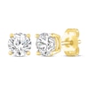 Thumbnail Image 0 of Round-Cut Diamond Solitaire Stud Earrings 3/4 ct tw 14K Yellow Gold (J/I3)