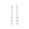 Thumbnail Image 2 of Our Story Together Diamond Graduated Vertical Drop Earrings 1/2 ct tw 10K White Gold